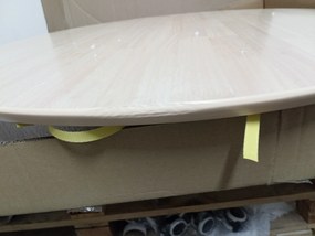 AKCIA Jedálenský stôl NELSON s doskou v dekore dub medový 90X90 II. akosť