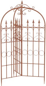 Mriežka na popínavé rastliny Flowton - hnedá