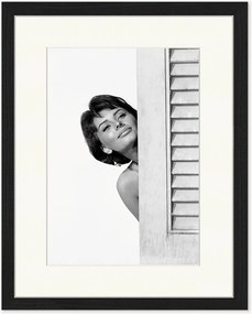 Ručne vyrobená zarámovaná fotografia Sophia Loren