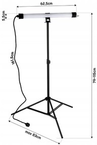 BERGE LED pracovná lampa na statíve 20W 1700lm