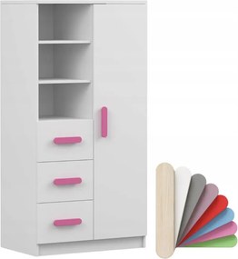 Regál SCOUT - biely (viac variant)