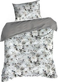 SATÉNOVÉ OBLIEČKY SPRING62 200X220 CM, 2 KS 70X80 CM KVETY
