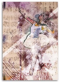 Gario Obraz na plátne Baletka v bielych šatách Rozmery: 60 x 90 cm