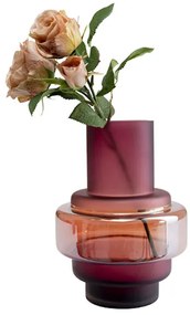 Rosie váza 24 cm ružová