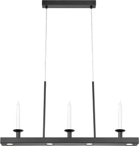 Čierne kovové LED závesné svietidlo so stmievačom Dining – Markslöjd