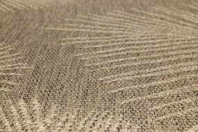 Koberec Patio 5028/170 béžový / hnedý kruh