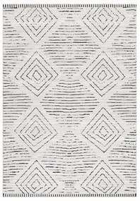 Koberec Berber - TAZNAXT geometria krémový