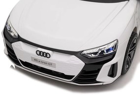 LEAN CARS Elektrické autíčko Audi E- Tron GT QLS-6888 - biele - motor 4x45W- BATÉRIA - 12V7Ah - 2023