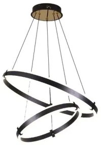 LED Stmievateľný luster na lanku LED/140W/230V 3000-6500K + diaľkové ovládanie