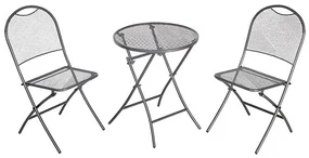 Sunfun Sada balkónového nábytku Café Latte, 3 diely, rozmery stola: ø 60 × 72 cm