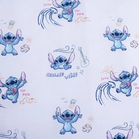 Jerry Fabrics Bavlnené obliečky 140x200 + 70x90 cm - Lilo and Stitch "Wave"
