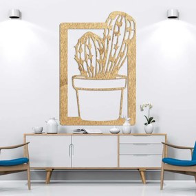 Vyrezávaný minimalistický drevený obraz na stenu | SENTOP PR0402