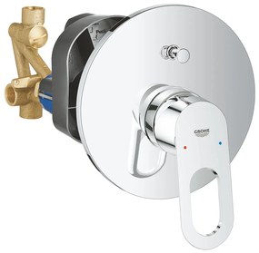 GROHE BauLoop - Páková vaňová batéria, komplet, chróm 29081000