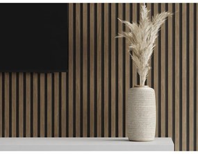 Mexen Lam-B, akustické stenové lamely 275 × 30 cm, HDF doska 4 mm, technická dyha, orech kakaový, S100-275307-3015-018