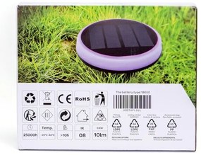 Aigostar - LED RGB Solárne svietidlo LED/0,6W/3,7V IP65