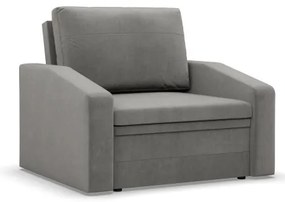 Kreslo ORBIT Kronos rozkladacie, svetlosivé