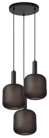 Lucide 45405/13/30 - Luster na lanku ELOISE 3xE27/40W/230V čierna