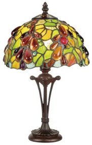 Lampa tiffany stolová WINE Ø20*38
