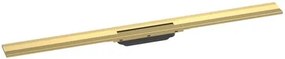 Sprchový žľab Hansgrohe RainDrain Flex 100 cm nerez leštěný vzhled zlata 56053990