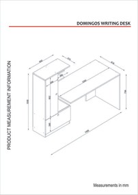 Pracovný stôl Domingos White