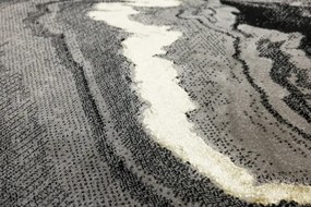 Koberec Kashmir KR287S sivý / čierny