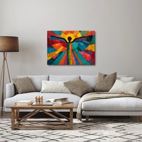 Obraz - Maľovaný anjel (70x50 cm)