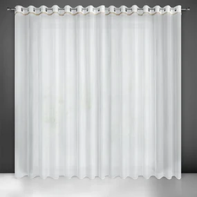 ZÁCLONA NA KRÚŽKOCH MERIL 300X250 CM BIELA