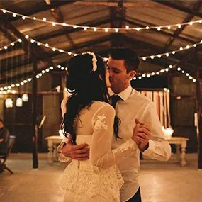 Bezdoteku LEDSolar 10 solárne reťaz s žiarovkami, 10x E27 LED žiarovky, IPRO, 6W, teplá farba