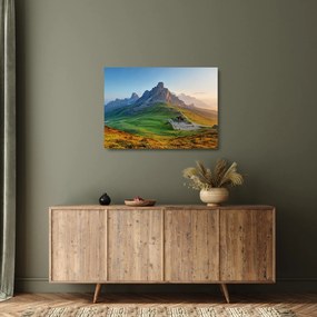 Sklenený obraz - Dolomity (70x50 cm)