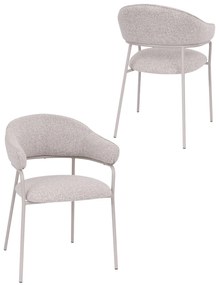 Jedálenská stolička Livia, béžová/kašmír