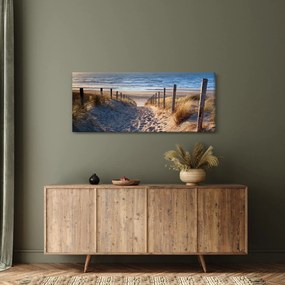 Obraz - Cesta k pláži Severného mora, Holandsko (120x50 cm)