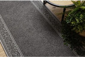 Protišmykový behúň ST.TROPEZ 94 sivý, rám - Výpredaj