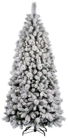 Umelý vianočný stromček Borovica Biela Úzka 225cm
