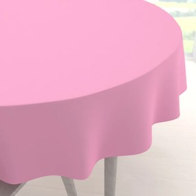 Biante Dekoračný okrúhly obrus Rongo RG-094 Sýto ružový Ø 100 cm