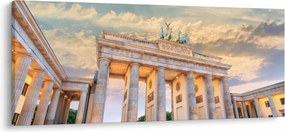 Obraz - Brandenburská brána, Berlín, Nemecko (120x50 cm)