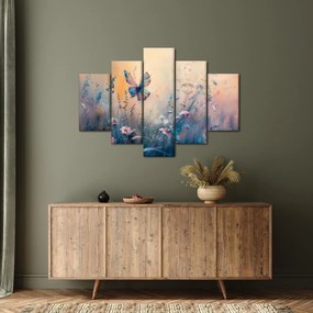Obraz - Lúka s motýľom II. (150x105 cm)