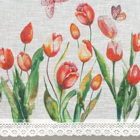 KRÁTKA ZÁCLONA NA PÁSKE STELLA 150X60 CM VIACFAREBNÁ
