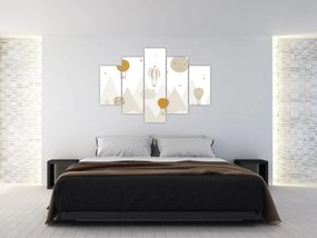 Obraz - Lietajúce balóny (150x105 cm)