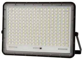 LED Vonkajší solárny reflektor LED/30W/3,2V 4000K čierna + DO