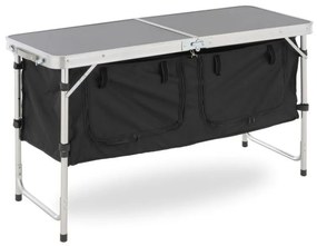 Divero 73139 Multifunkčný skladací kempingový stôl - 2 úložné boxy