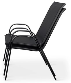 Balkónový set Capri 60 cm + 2x kovová stolička Ramada