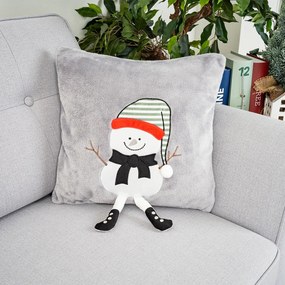 4Home Vianočná obliečka na vankúšik Frosty Snowman, 150 x 200 cm