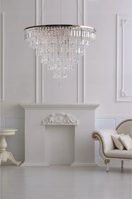 Reprezentačný luster pre plesové svadobné sály glamour Kalabria XL