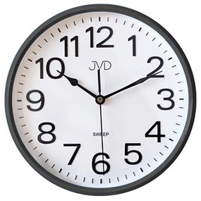 Nástenné hodiny JVD HP683,2 šedé, sweep