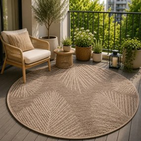 Koberec PATIO INT 5028/170 naturálny kruh