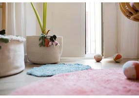 Krémový látkový detský kôš na hračky ø 30x23 cm Veggies – Lorena Canals