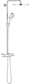 GROHE Rainshower SmartActive nástenný sprchový systém s termostatom, horná sprcha 1jet priemer 310 mm, ručná sprcha 3jet, chróm, 27966001