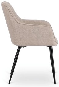 PROXIMA.store - Čalúnená jedálenska stolička MALAGA FARBA: sivá