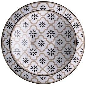Kameninový hlboký servírovací tanier Brandani Alhambra, ø 30 cm