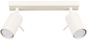 Sollux SL.1495 - Bodové svietidlo RING 2xGU10/10W/230V krémová